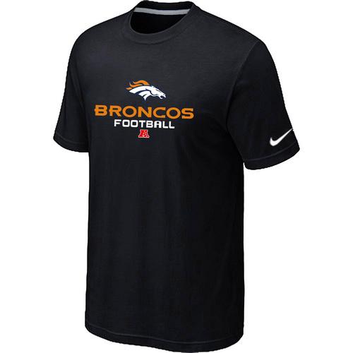 Nike Denver Broncos Big & Tall Critical Victory NFL T-Shirt Black